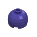 30367c - Dark Purple - Brick Round 2 x 2 Dome Top, Hollow Stud