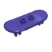 42511 - Dark Purple - Sports Skateboard with Trolley Wheel Holders