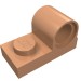 11458 - Nougat - Plate Special 1 x 2 with Pin Hole on Top