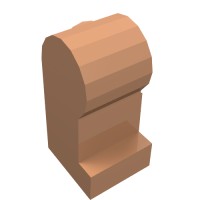 3816 - Leg, Right - Nougat